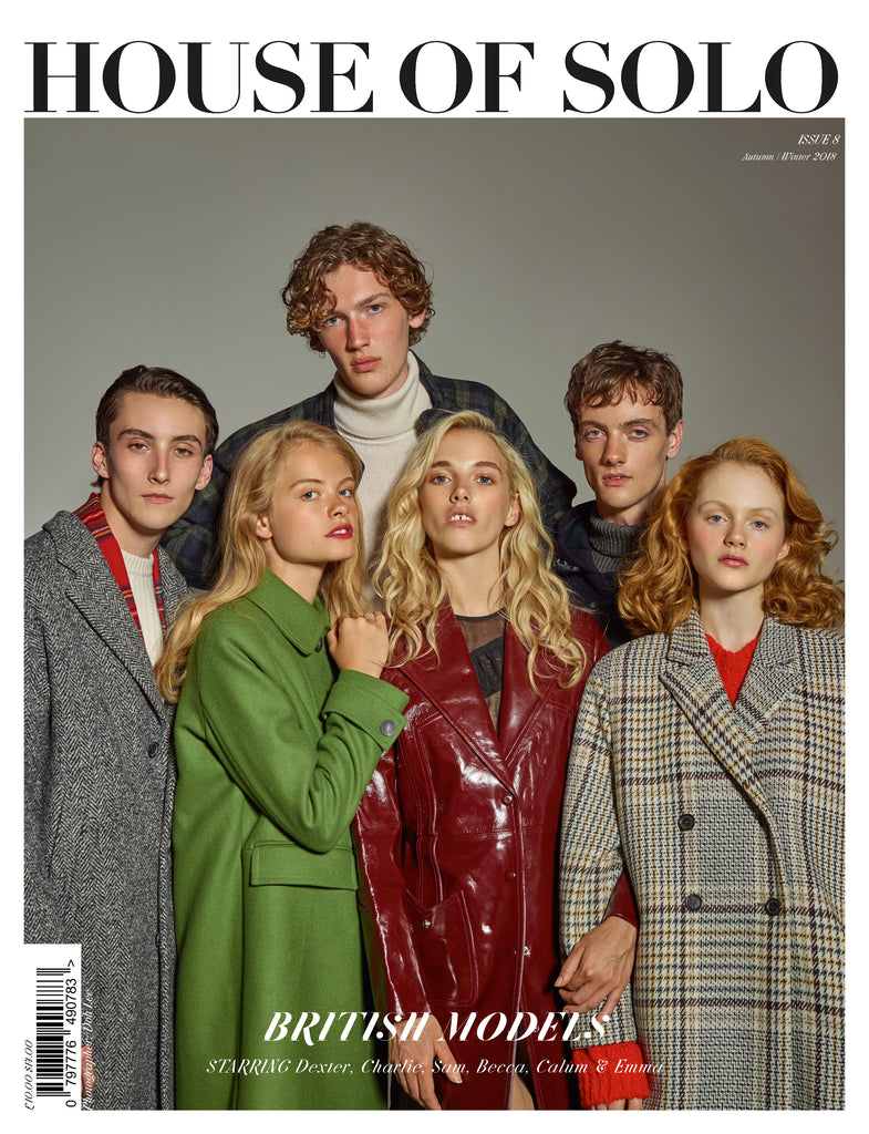 Autumn/Winter 18 issue of HOUSE OF SOLO featuring Models 1